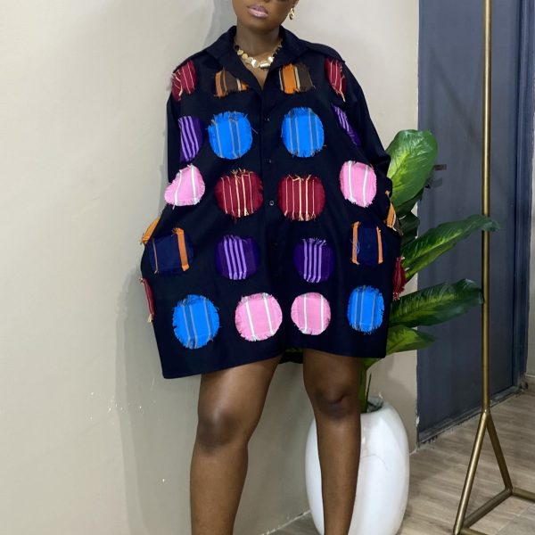 Jojo Asooke Patch Dress